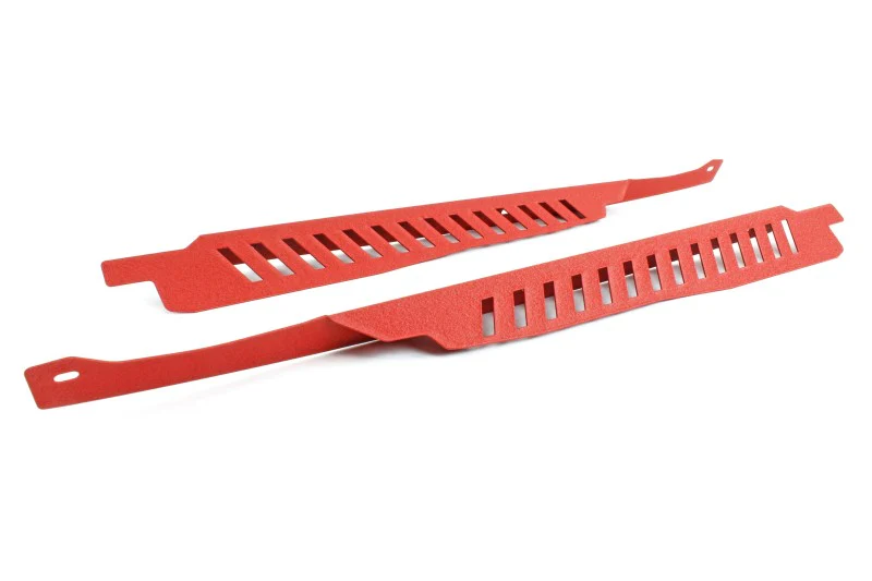 PERRIN 08-14 Subaru WRX/STI / 08-11 Impreza Fender Shroud Set - Red - Image 2