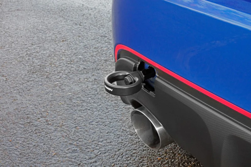 PERRIN 13-26 Subaru BRZ / 13-20 Scion FRS & Toyota 86 / 22-26 GR86 Tow Hook Kit (Rear) - Black - Image 4
