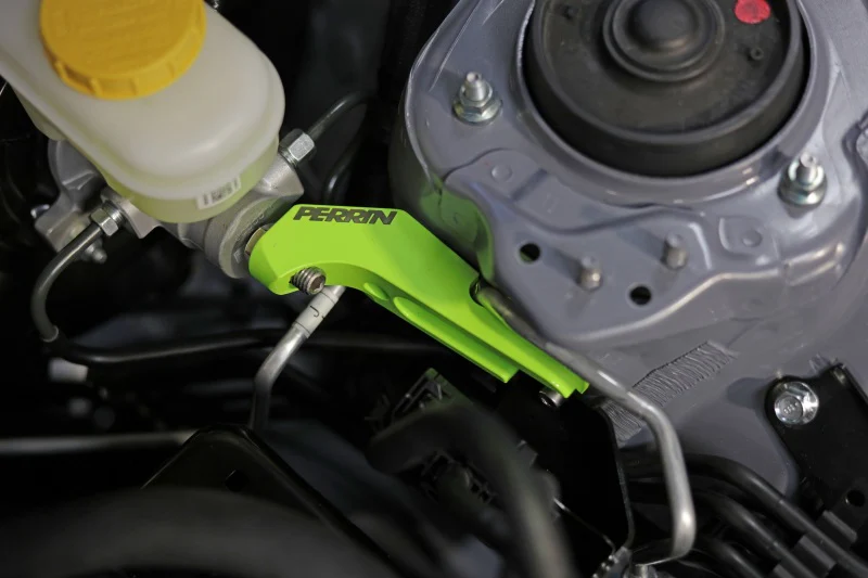 PERRIN 13-25 Subaru BRZ / Scion FR-S / Toyota 86 GR86 Master Cylinder Brace - Neon Yellow - Image 3