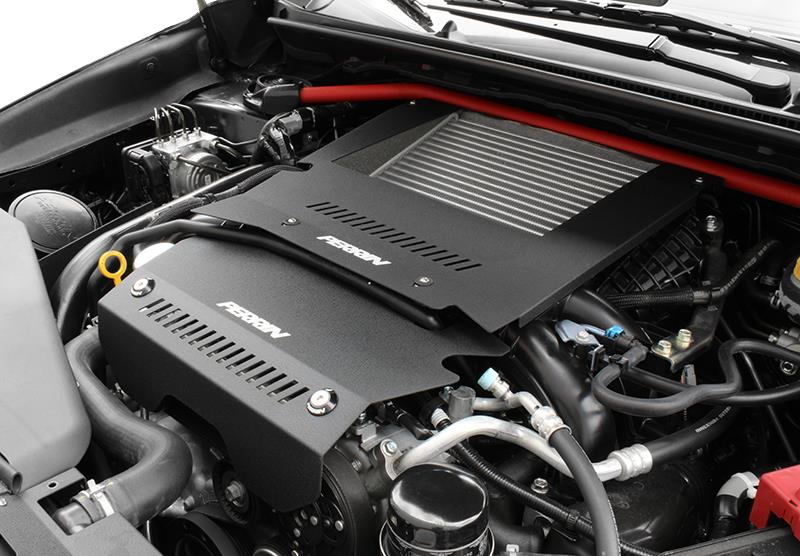 PERRIN 15-21 Subaru WRX Engine Cover Kit (Intercooler & Pulley Covers Incl.) - Black - Image 3