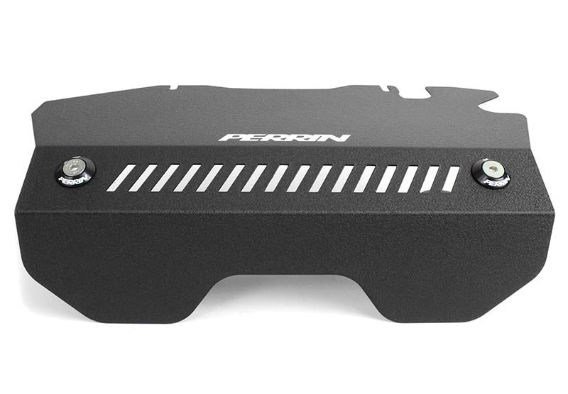 PERRIN 15-21 Subaru WRX Pulley Cover - Black - Image 3