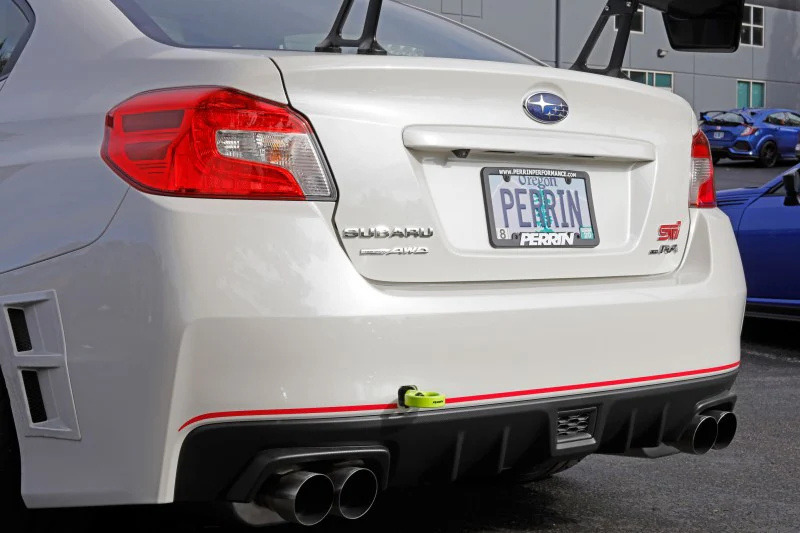 PERRIN 15-21 Subaru WRX/STI Tow Hook Kit (Rear) - Neon Yellow - Image 9