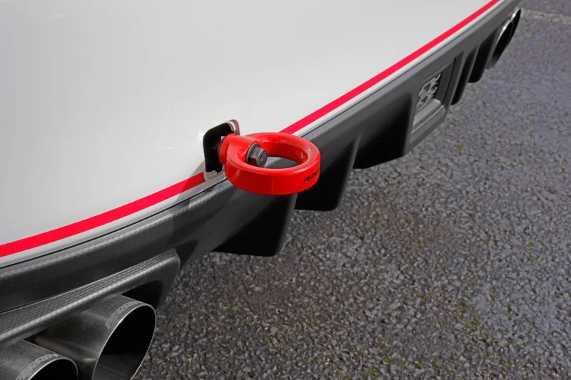 PERRIN 15-21 Subaru WRX/STI Tow Hook Kit (Rear) - Red - Image 3