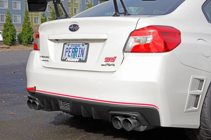 PERRIN 15-21 Subaru WRX/STI Tow Hook Kit (Rear) - Red - Image 8