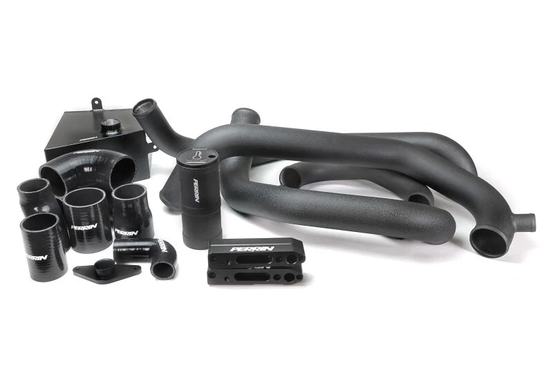 PERRIN 15-21 Subaru STI Front Mount Intercooler Boost Tube Kit - Black - Image 4