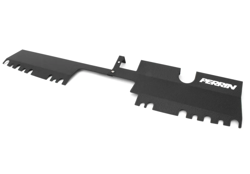 PERRIN 15-21 Subaru WRX/STI Radiator Shroud (With OEM Intake Scoop) - Black - Image 4