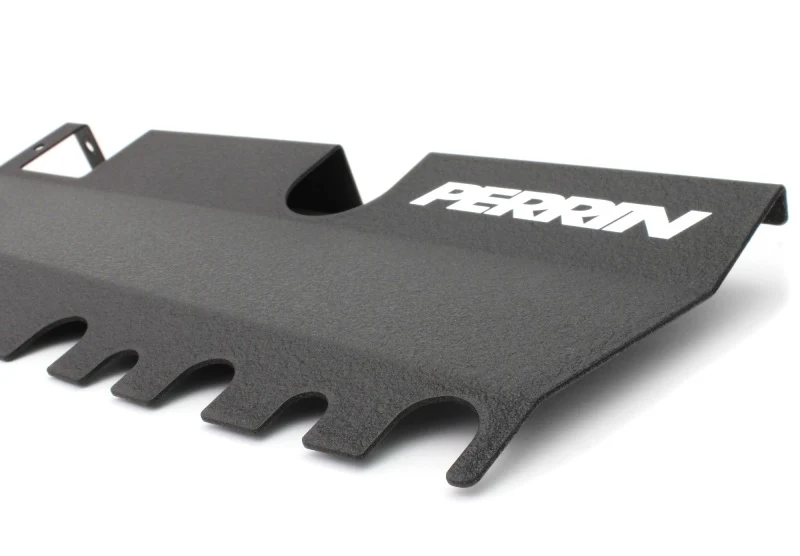 PERRIN 15-21 Subaru WRX/STI Radiator Shroud (With/Without OEM Intake Scoop) - Black - Image 2