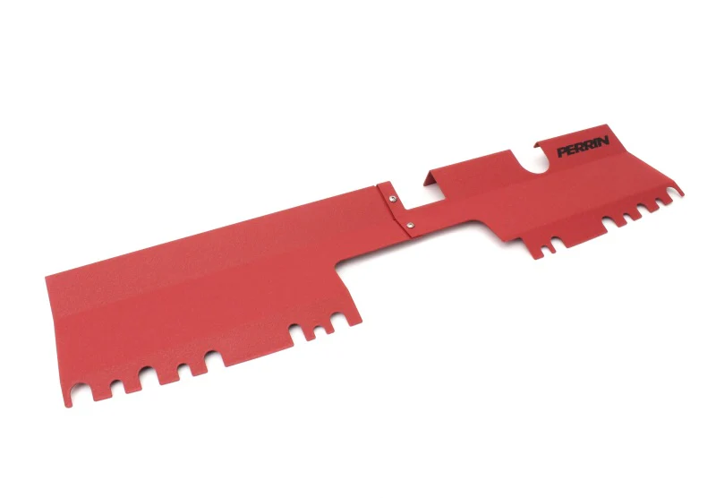 PERRIN 15-21 Subaru WRX/STI Radiator Shroud (With/Without OEM Intake Scoop) - Red - Image 8