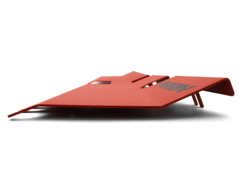 PERRIN 15-21 Subaru WRX/STI Radiator Shroud (Without OEM Intake Scoop) - Red - Image 4
