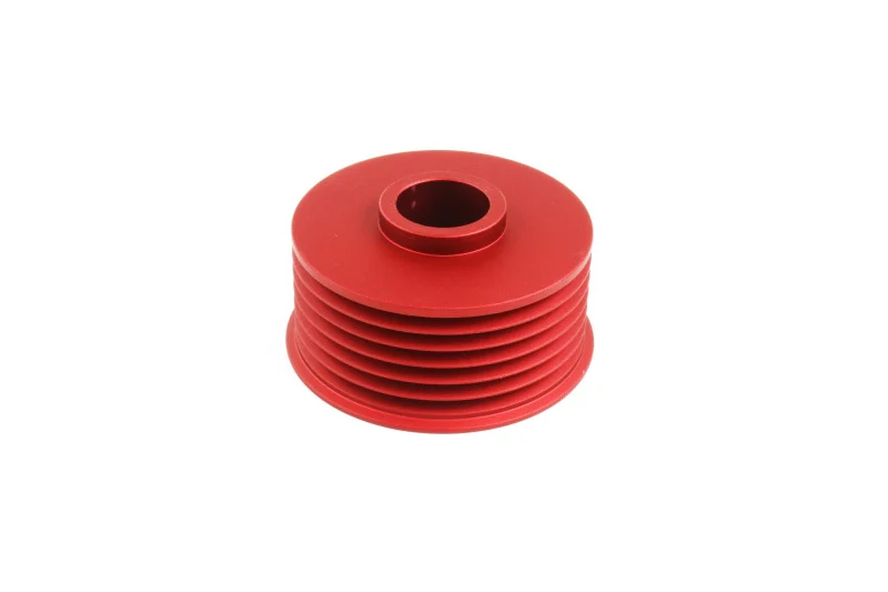 PERRIN 15-26 Subaru WRX / 15-22 Crosstrek / 14-18 FXT Lightweight Alternator Pulley - Red - Image 2