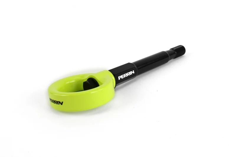 PERRIN 18-21 Subaru WRX & STI / 13-25 BRZ / 17-20 Toyota 86 Tow Hook Kit (Front) - Neon Yellow - Image 12