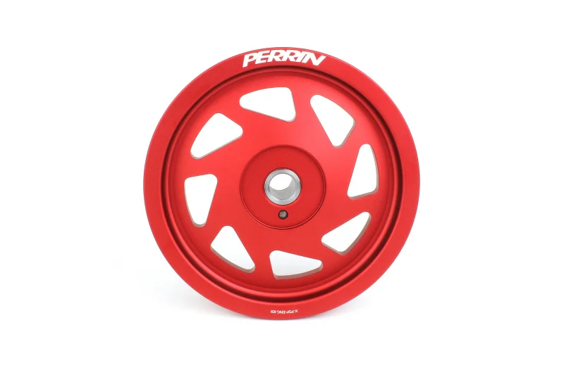 PERRIN 19-21 Subaru WRX / 16-18 Forester / 15-19 Legacy Lightweight Crank Pulley - Red - Image 5