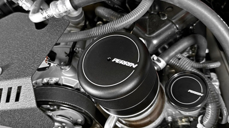 PERRIN 15-26 Subaru WRX & 13-26 BRZ/FR-S/86/GR86 Oil Filter Cover - Black - Image 3