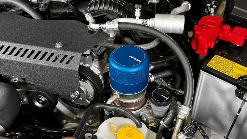 PERRIN 15-26 Subaru WRX & 13-26 BRZ/FR-S/86/GR86 Oil Filter Cover - Blue - Image 4