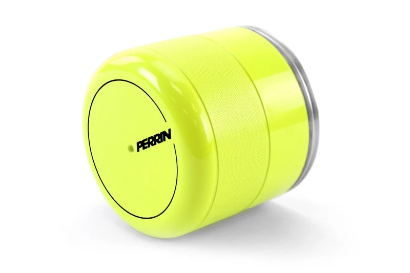 PERRIN 15-26 Subaru WRX & 13-26 BRZ/FR-S/86/GR86 Oil Filter Cover - Neon Yellow - Image 3