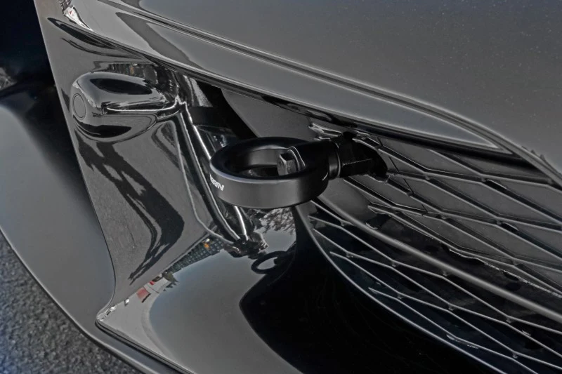 PERRIN 20-25 Toyota Supra Tow Hook Kit (Front) - Black - Image 2
