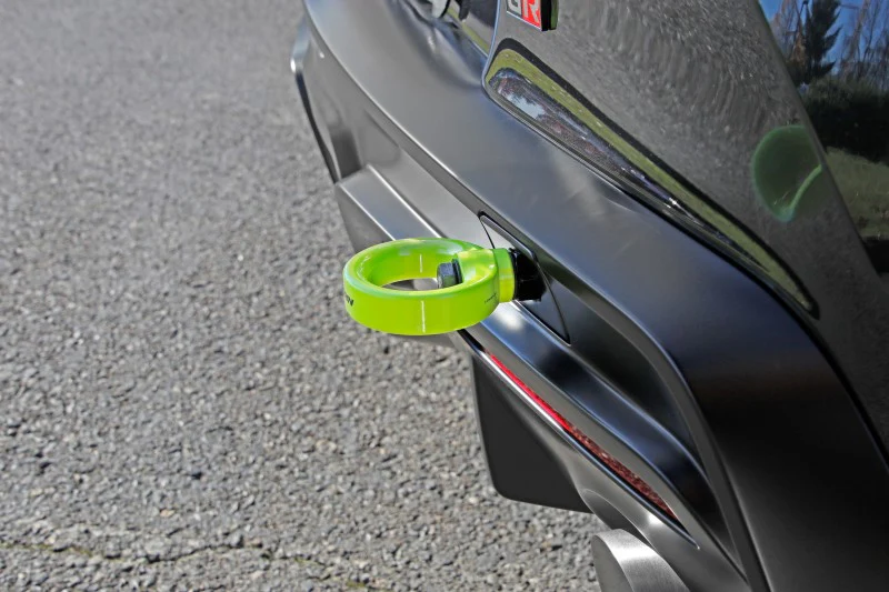PERRIN 20-25 Toyota Supra Tow Hook Kit (Rear) - Neon Yellow - Image 5