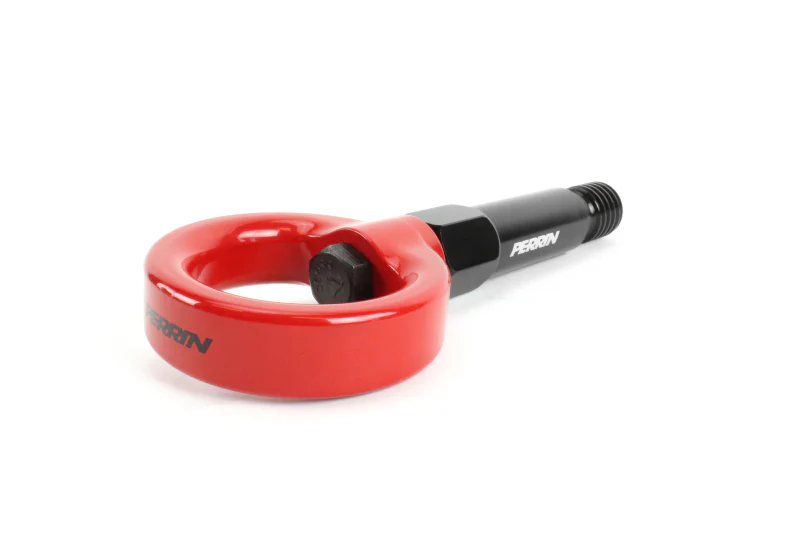 PERRIN 20-25 Toyota Supra Tow Hook Kit (Rear) - Red - Image 4