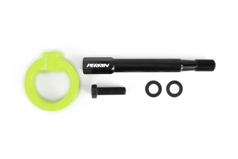 PERRIN 22-25 Toyota GR86 Tow Hook Kit (Front) - Neon Yellow - Image 2