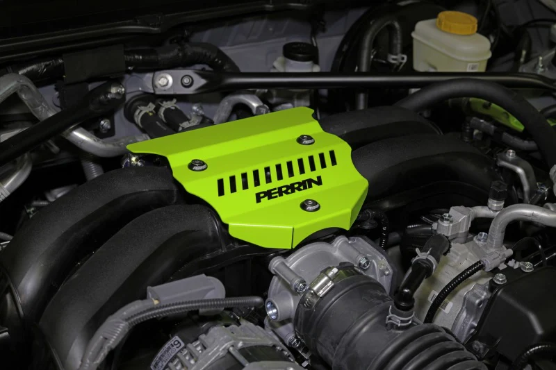 PERRIN 22-25 Subaru BRZ / Toyota GR86 Engine Cover - Neon Yellow - Image 3