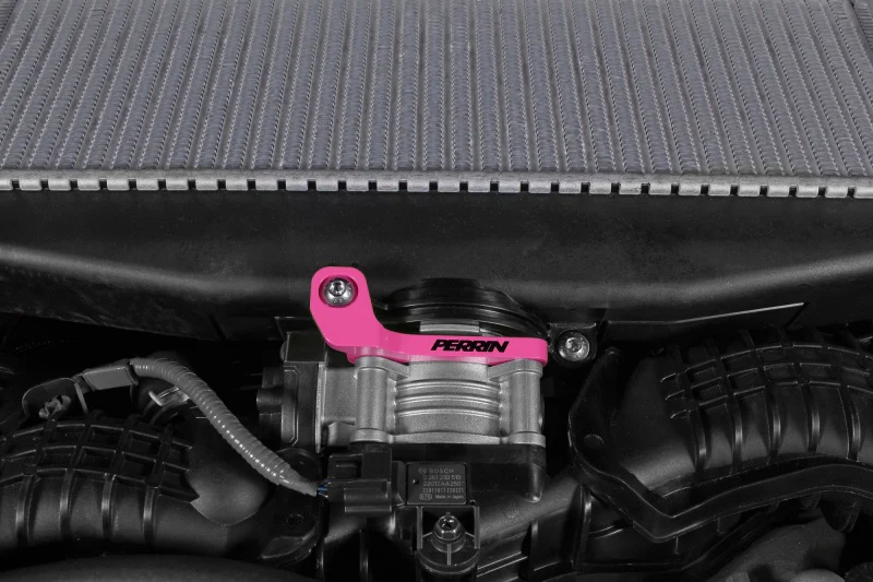 PERRIN 22-26 Subaru WRX / 19-25 Ascent / 20-25 Outback & Legacy Turbo TMIC Bracket - Hyper Pink - Image 4
