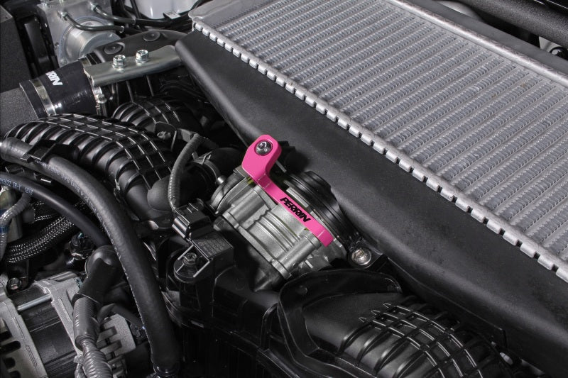 PERRIN 22-26 Subaru WRX / 19-25 Ascent / 20-25 Outback & Legacy Turbo TMIC Bracket - Hyper Pink - Image 5
