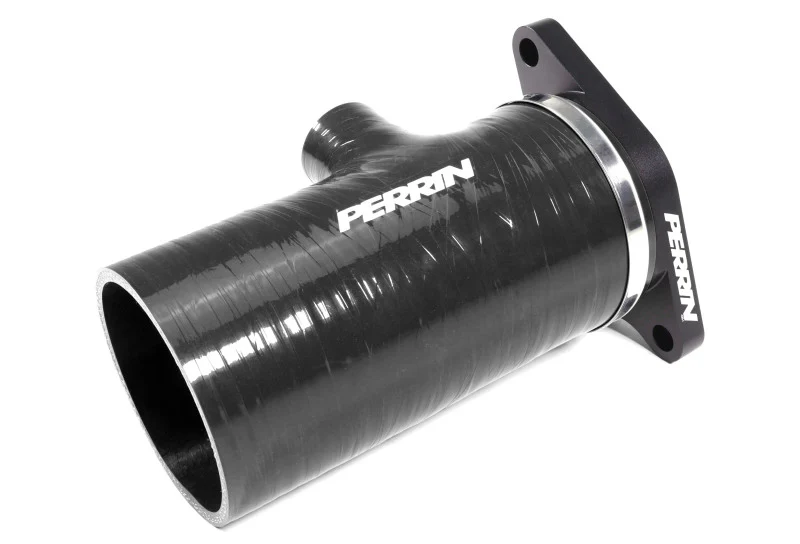 PERRIN 22-26 Subaru WRX / 20-25 LGT & OBXT Turbo Inlet Hose w/Turbo Adapter Flange (Short) - Black - Image 12