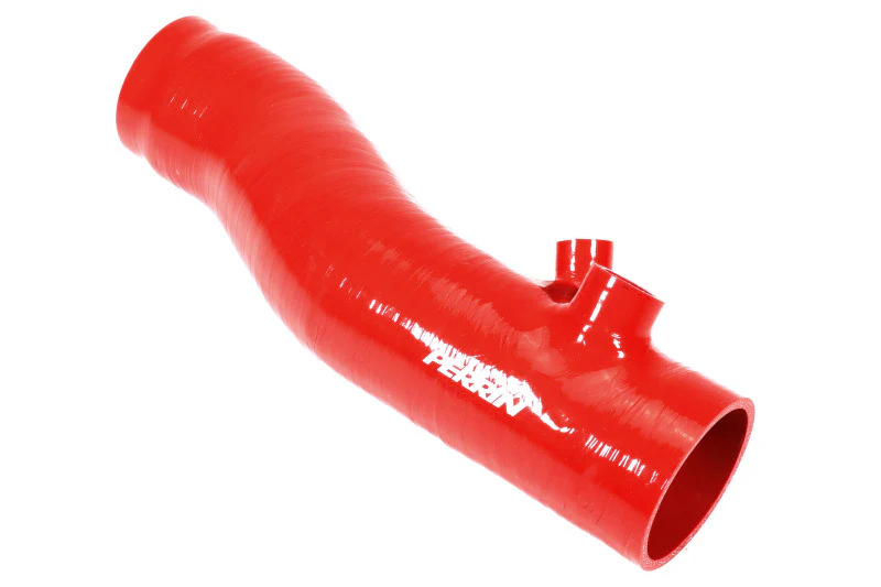 PERRIN 22-24 Subaru WRX / 20-25 LGT & OBXT Turbo Inlet Hose w/Turbo Adapter Flange (Long) - Red - Image 7