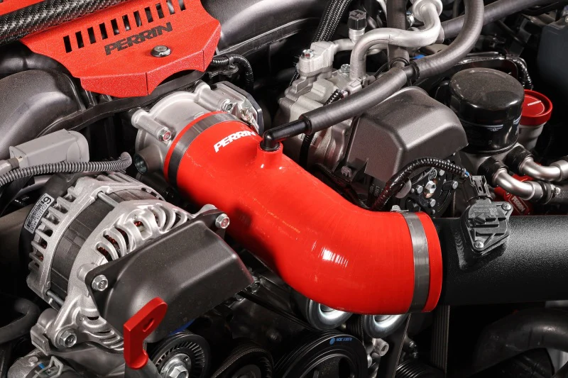 PERRIN 22-26 Subaru BRZ / Toyota GR86 Inlet Hose - Red - Image 3