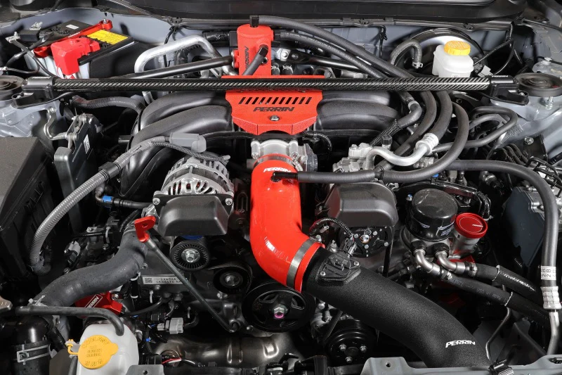 PERRIN 22-26 Subaru BRZ / Toyota GR86 Inlet Hose - Red - Image 4