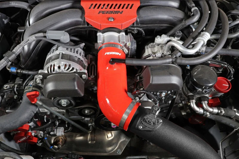 PERRIN 22-26 Subaru BRZ / Toyota GR86 Inlet Hose - Red - Image 9