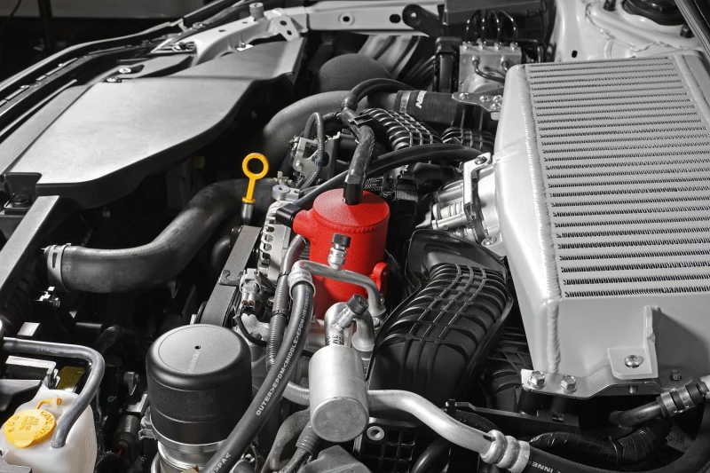 PERRIN 22-24 Subaru WRX Air Oil Separator - Neon Yellow