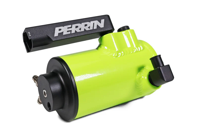 PERRIN 22-24 Subaru WRX Air Oil Separator - Neon Yellow - Image 6