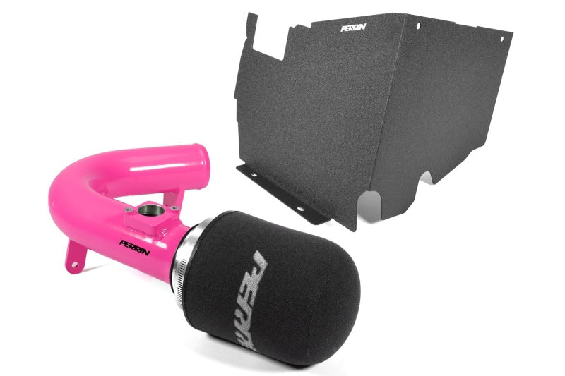 PERRIN 22-26 Subaru WRX Cold Air Intake w/Heatshield - Hyper Pink - Image 4