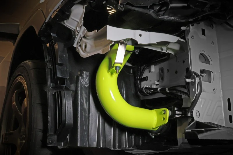 PERRIN 22-26 Subaru WRX Cold Air Intake w/Heatshield - Neon Yellow - Image 5