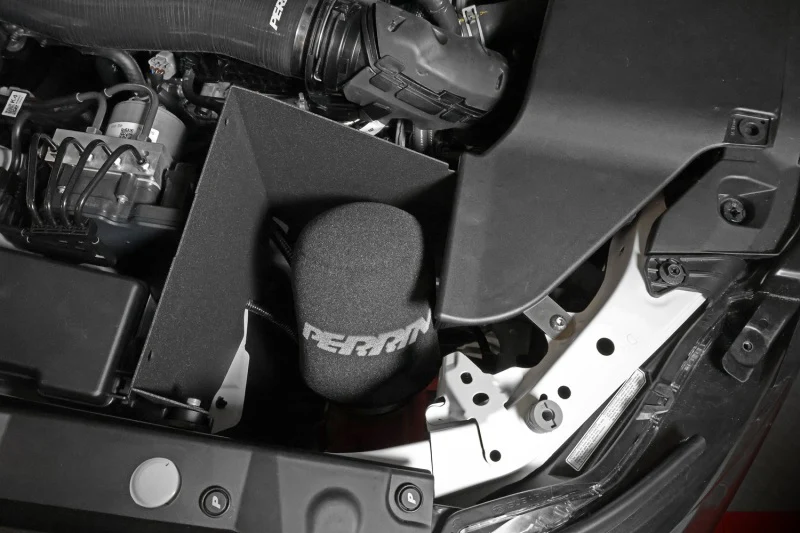 PERRIN 22-26 Subaru WRX Cold Air Intake w/Heatshield - Red - Image 6