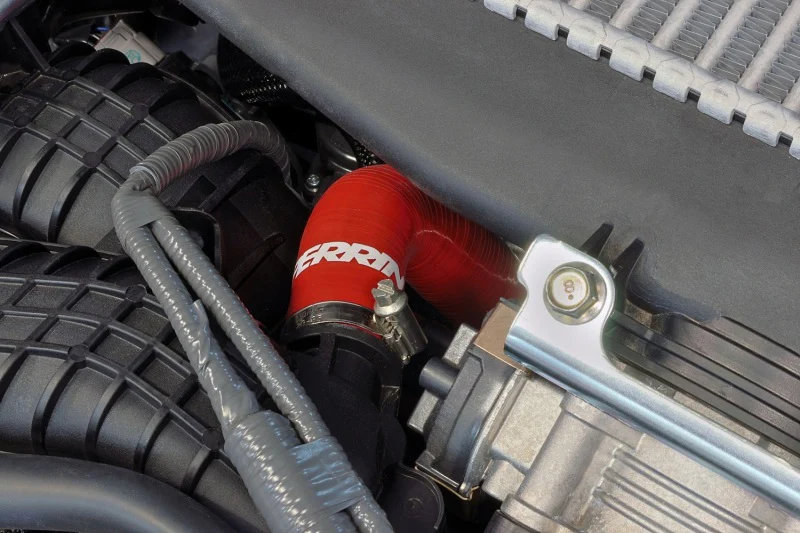 PERRIN 22-26 Subaru WRX / 19- 25 Ascent / 20-25 Outback & Legacy Turbo PCV Hose - Red - Image 4