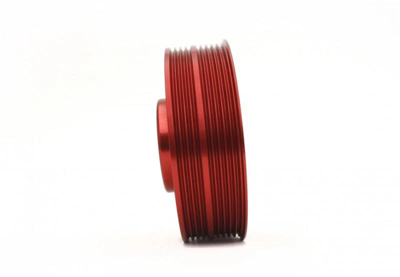 PERRIN 93-14 Subaru Impreza (Incl. 02-14 WRX) / 04-21 STI Lightened Crank Pulley - Red - Image 7