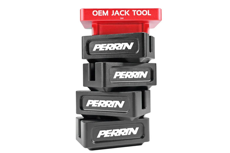 PERRIN 93-26 Subaru WRX/STI/Impreza/OBXT/LGT & 13-26 BRZ/GR86/Crosstrek Jack Pad Set (5pc) - Black - Image 7