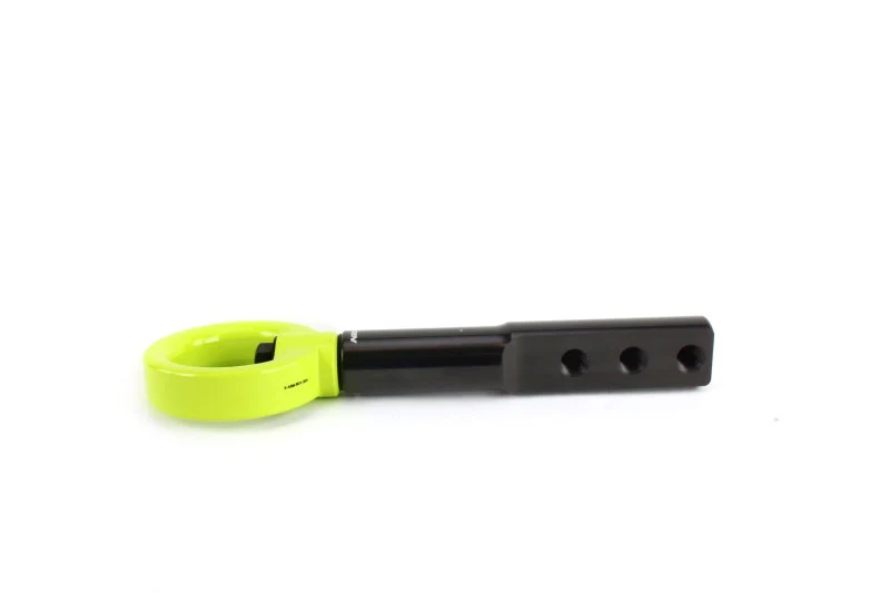PERRIN 17-21 Honda Civic Si/Type R/Touring/Hatchback Tow Hook Kit Front - Neon Yellow - Image 2
