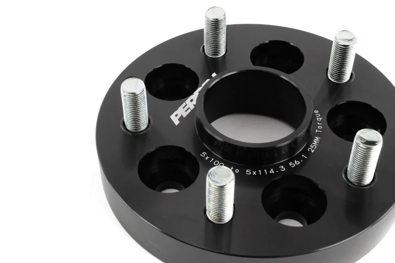PERRIN Subaru/Toyota/Scion 25mm Wheel Adapter (Bolt-On Type) 5x100 to 5x114.3 w/56mm Hub - Pair - Image 6