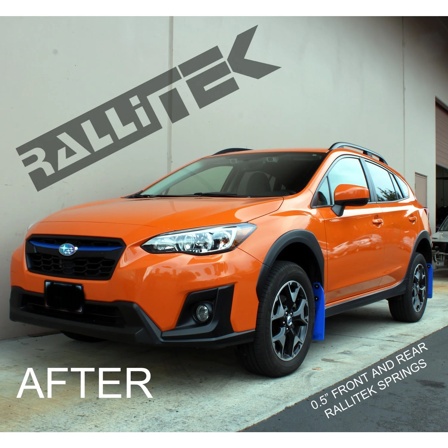 Rallitek 1/2" Rear Standard Height Springs & OEM Struts - Fits 2018-2023 Subaru Crosstrek - Image 8