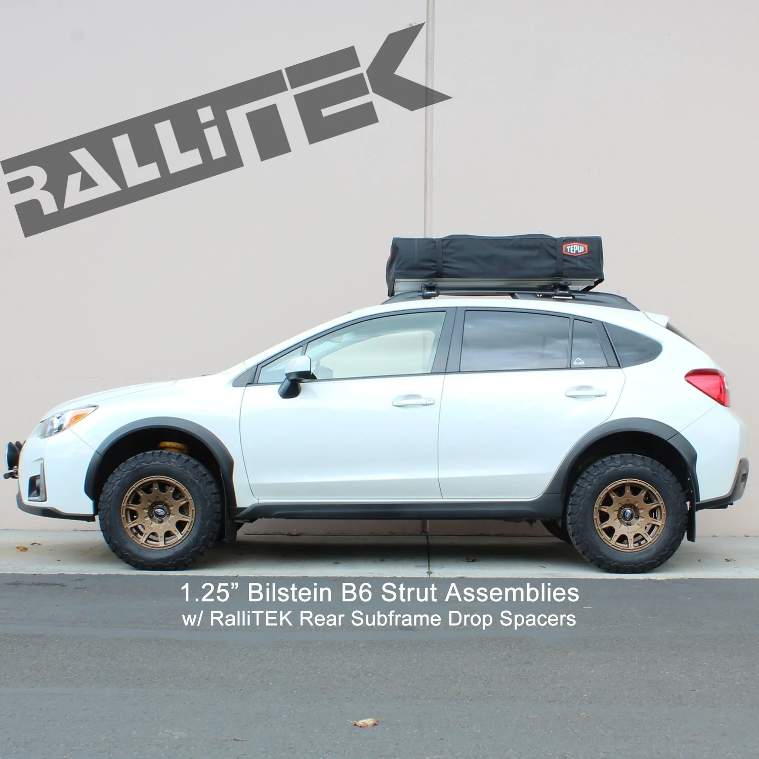 Rallitek 1-1/4" Front Raised Sport Spring Kit & Bilstein B6 Struts - Fits 2013-2017 Subaru Crosstrek XV - Image 5