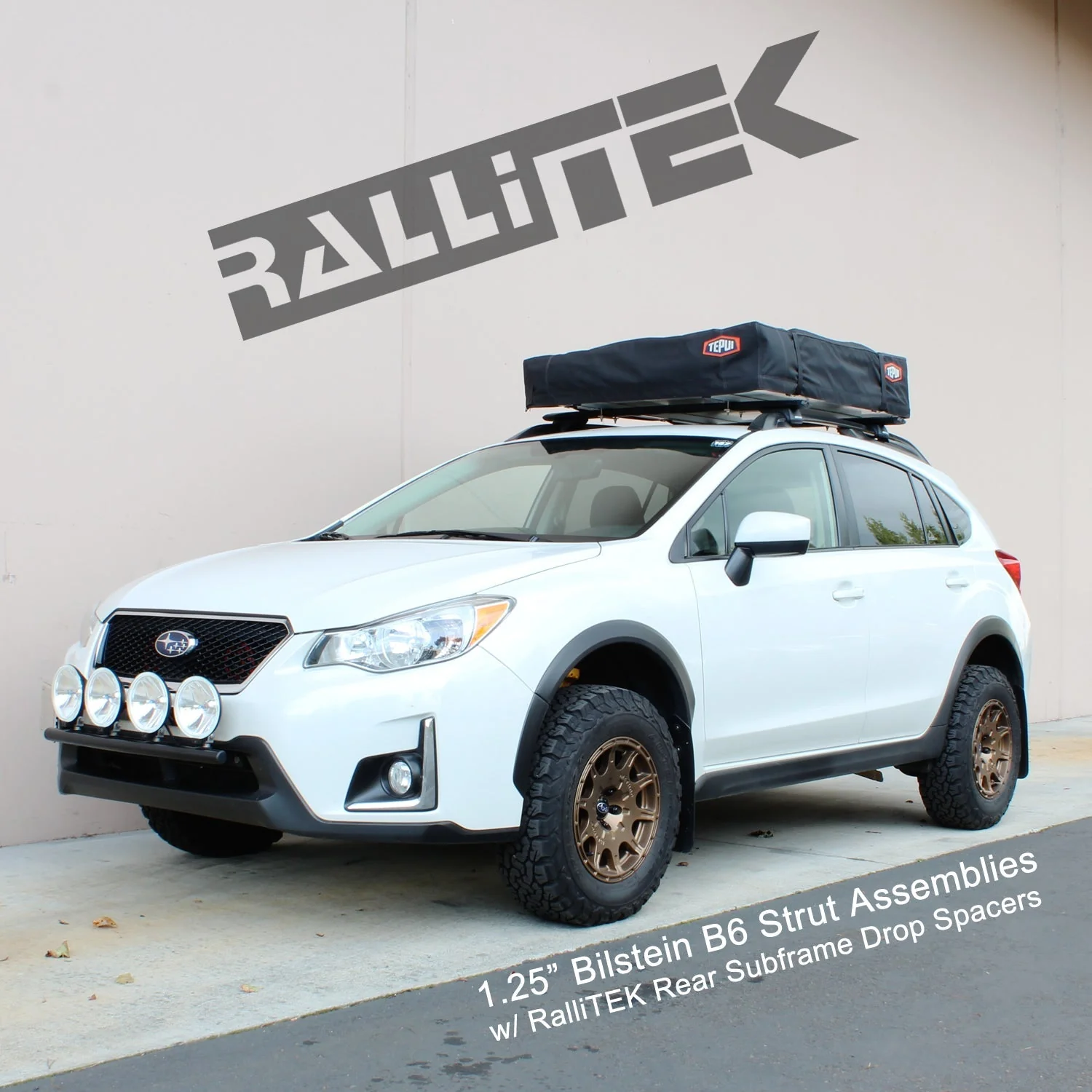 Rallitek 1-1/4" Front Raised Sport Spring Kit & Bilstein B6 Struts - Fits 2013-2017 Subaru Crosstrek XV - Image 6