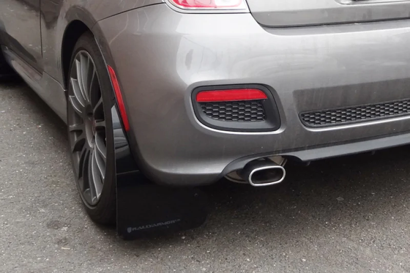 Rally Armor 12-18 Fiat 500 Black UR Mud Flap w/Grey Logo - Image 7