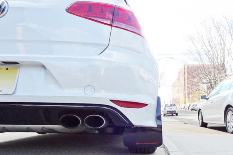 Rally Armor 15-17.5 MKVII VW Golf R Black UR Mud Flap w/Blue Logo - Image 5