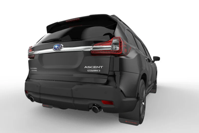 Rally Armor 18-26 Subaru Ascent Red UR Mud Flap w/Black Logo - Image 4