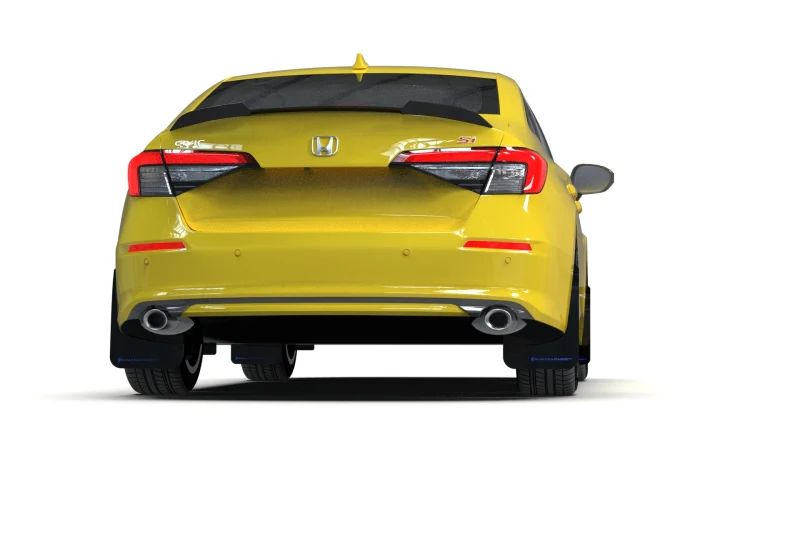 Rally Armor 22-26 Honda Civic/Civic Si/Sport Red UR Mud Flap w/White Logo - Image 8