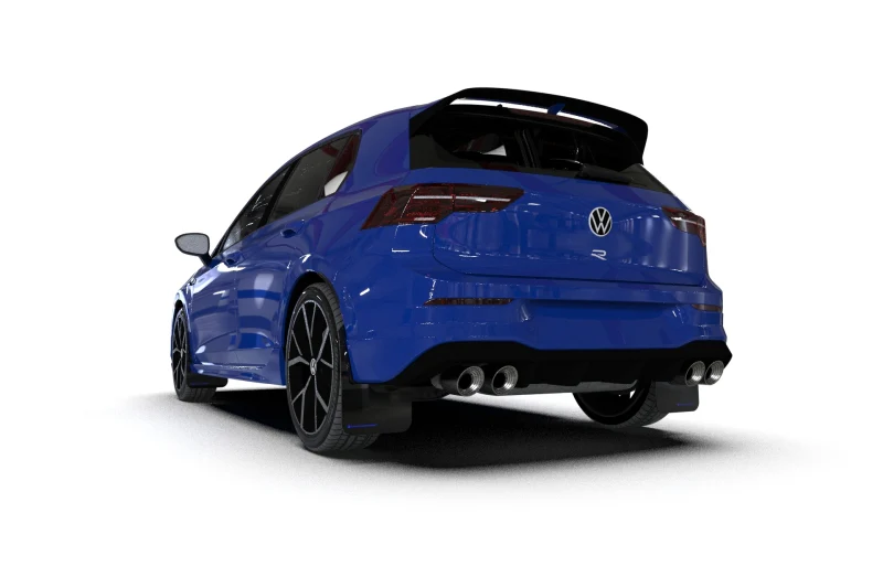 Rally Armor 22-25 VW MK8 Golf GTI/R Black UR Mud Flap w/Gray Logo - Image 5