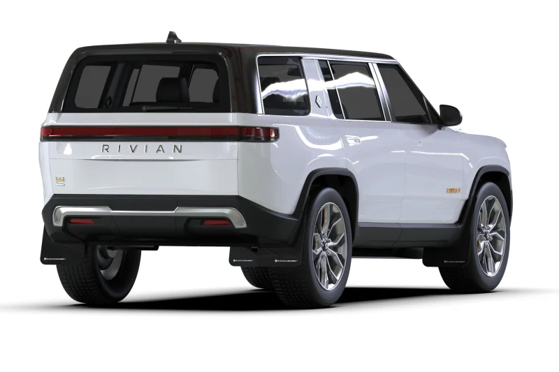Rally Armor 22-26 Rivian R1S Black UR Mud Flap w/Red Logo - Image 3